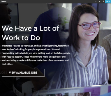 Peapod project screenshot