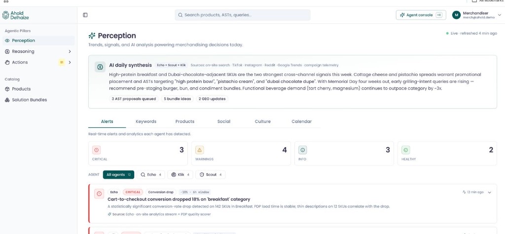Peapod project screenshot